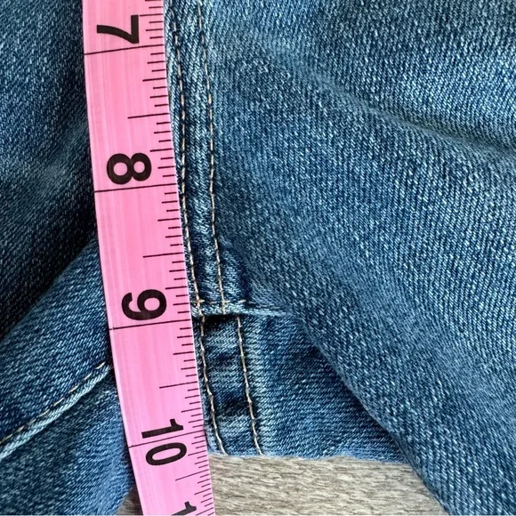 AG Adriano Goldschmied The Nikki Relaxed Skinny Denim Jean Shorts Blue Size 28 - Picture 10 of 14